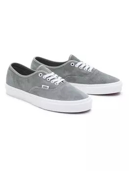 Кроссовки на шнуровке Vans Leder-Sneakers Authentic, серый