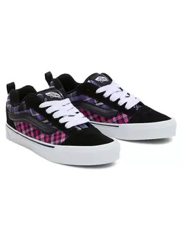 Кроссовки на шнуровке Vans Leder-Sneakers Knu Skool, красочный