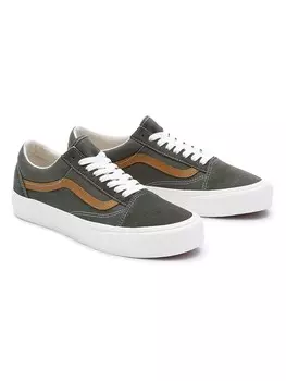 Кроссовки на шнуровке Vans Leder-Sneakers Old Skool VR3, цвет Khaki/Hellbraun