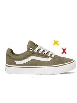 Кроссовки на шнуровке Vans Sneaker Ward Deluxe, зеленый