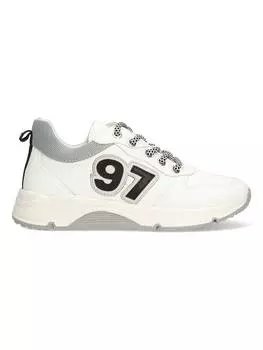 Кроссовки на шнуровке Vingino, белый