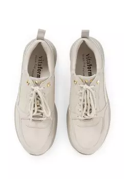 Кроссовки на шнуровке VITAFORM SNEAKER HIRSCHLEDER SOFT vitaform, бежевый