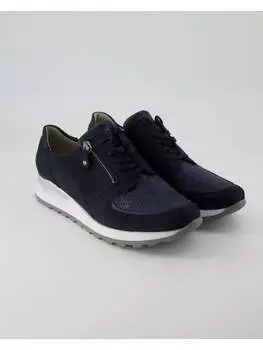 Кроссовки на шнуровке WALDLUFER, синий