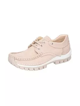 Кроссовки на шнуровке wolky, бежевый