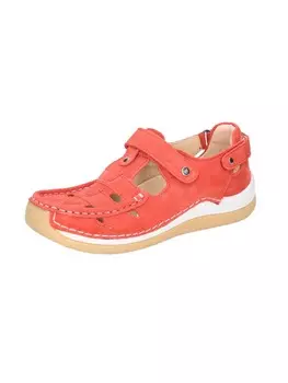 Кроссовки на шнуровке wolky, красный