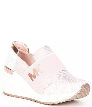 Кроссовки на танкетке Neo Flex II для девочек MICHAEL Michael Kors (для малышей), розовый