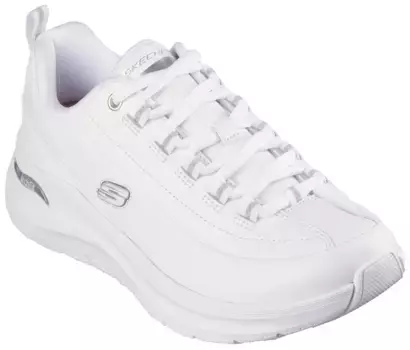 Кроссовки на танкетке Skechers "ARCH FIT 2.0-STAR BOUND", повседневная обувь, полуботинки, шнуровка с удобной функцией Arch Fit, белый
