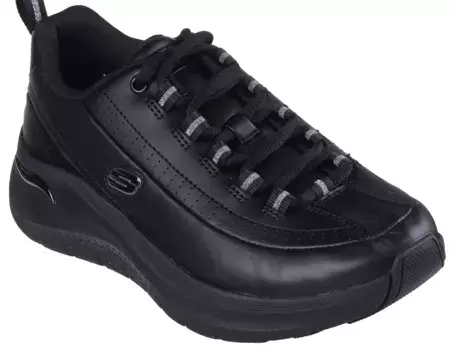Кроссовки на танкетке Skechers "ARCH FIT 2.0-STAR BOUND", повседневная обувь, полуботинки, шнуровка с удобной функцией Arch Fit, черный