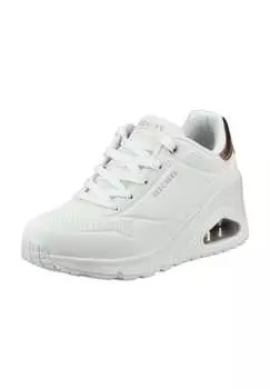 Кроссовки на танкетке Uno "hi steps" из пены с эффектом памяти Skechers, белый