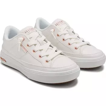 Кроссовки на толстой подошве Skechers Arch fit arcade on my way, white/rose gold