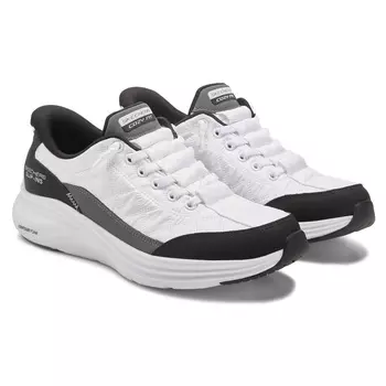 Кроссовки на толстой подошве Slip-Ins contour foam cozy fit от Skechers, white/black