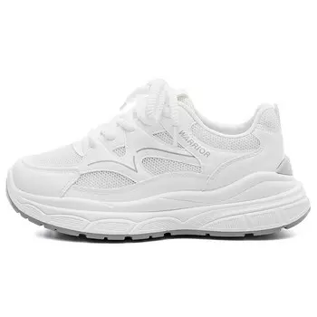 Кроссовки на высокой подошве WARRIOR Chunky Low-top, белый