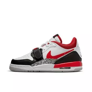 Кроссовки начальная школа AIR JORDAN LEGACY 312 LOW GS Jordan, цвет Wei/Feuerrot/Schwarz/Wolfgrau