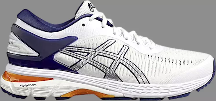 Кроссовки naked x wmns gel kayano 25 'white peacoat' Asics, белый