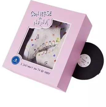 Кроссовки nana x jack purcell furry white special box Converse, белый