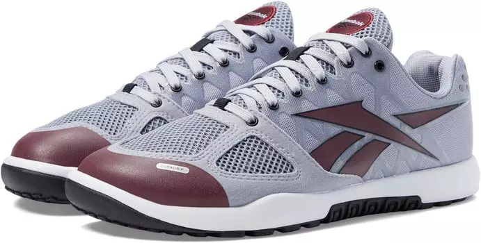 Кроссовки Nano 2.0 Reebok, цвет Cold Grey/Classic Maroon/Core Black