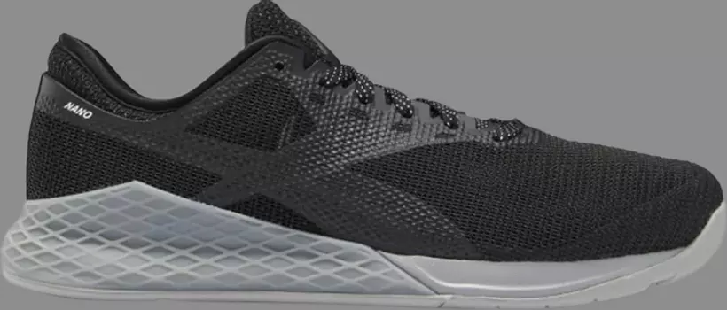 Кроссовки nano 9 'black pure grey' Reebok, черный