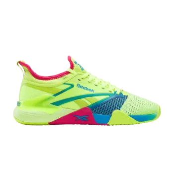Кроссовки Nano Court, цвет Digital Lime Aqua Pink