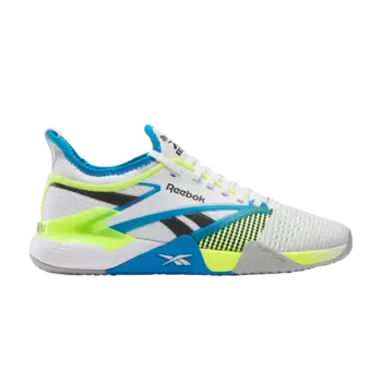 Кроссовки Nano Court, цвет White Digital Lime Aqua