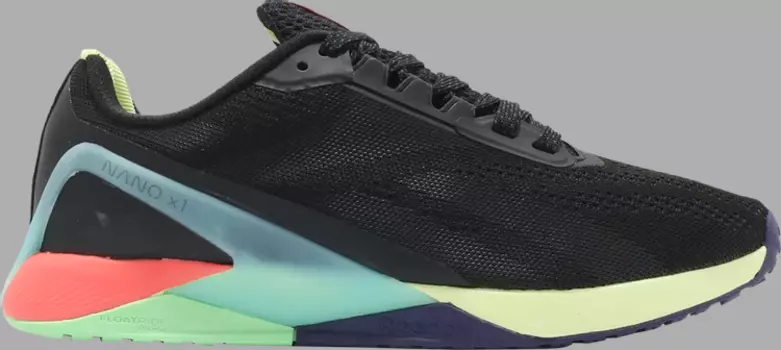 Кроссовки nano x1 'black multi' Reebok, черный