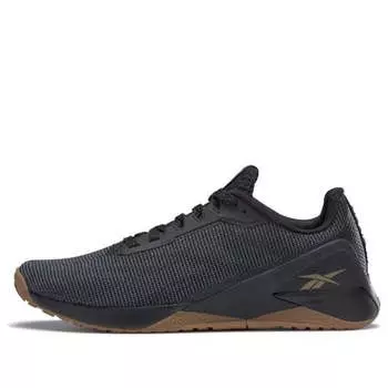 Кроссовки nano x1 grit 'black sepia' Reebok, черный