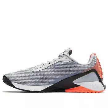 Кроссовки nano x1 grit 'grey orange flare' Reebok, серый