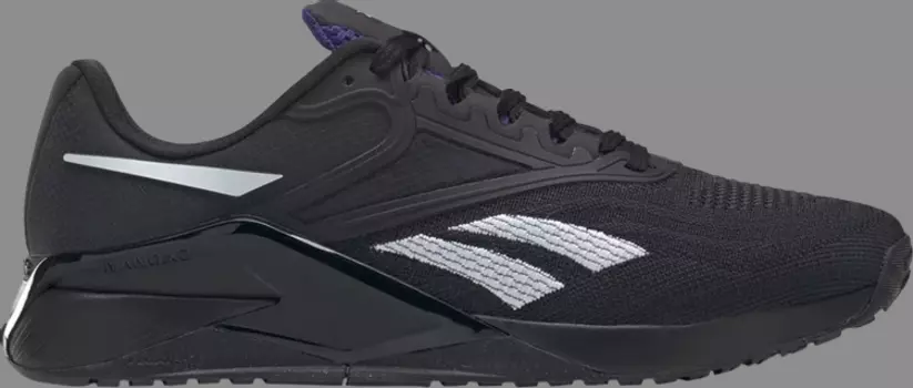 Кроссовки nano x2 'black white' Reebok, черный