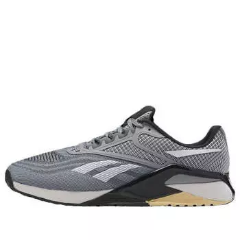 Кроссовки nano x2 'pure grey black' Reebok, серый