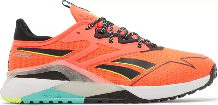 Кроссовки nano x2 tr adventure 'orange flare' Reebok, апельсин