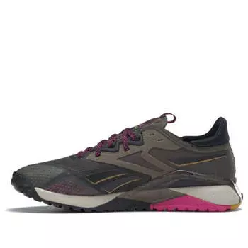 Кроссовки nano x2 tr adventure 'army green proud pink' Reebok, зеленый