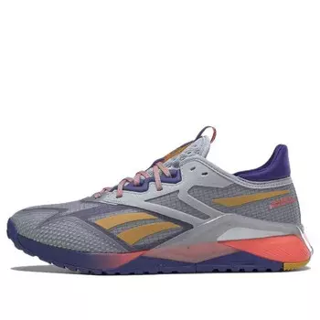Кроссовки nano x2 tr adventure 'grey bold purple' Reebok, серый