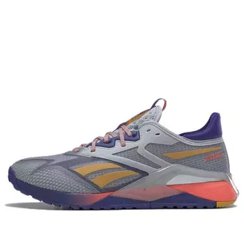 Кроссовки nano x2 tr adventure 'grey bold purple' Reebok, серый