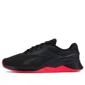 Кроссовки nano x3 'black neon cherry' Reebok, черный
