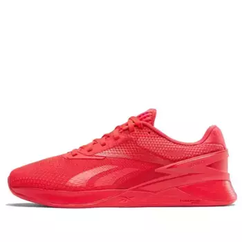 Кроссовки nano x3 'cherry red' Reebok, красный