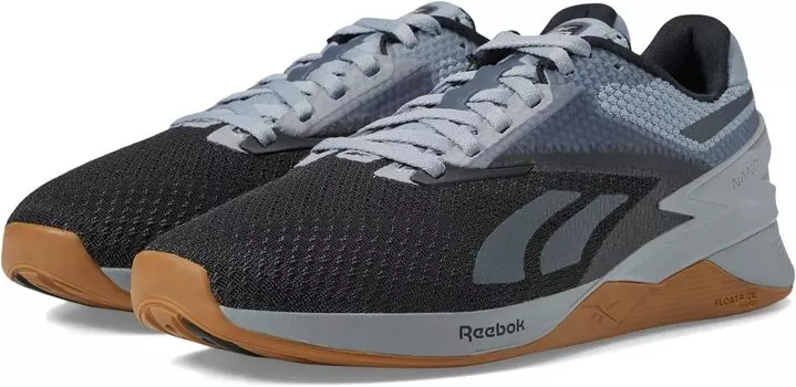 Кроссовки Nano X3 Reebok, цвет Cold Grey/Core Black/Gum