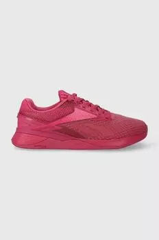 Кроссовки Nano X3 Reebok, розовый