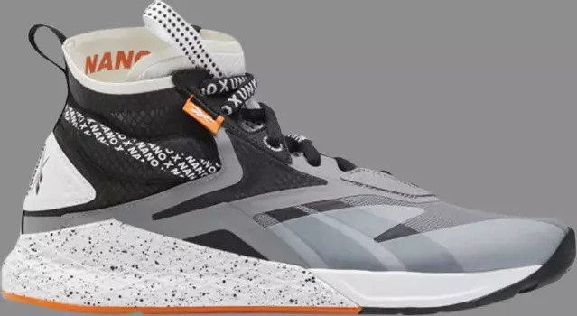Кроссовки nano x unknown 'pure grey black' Reebok, серый
