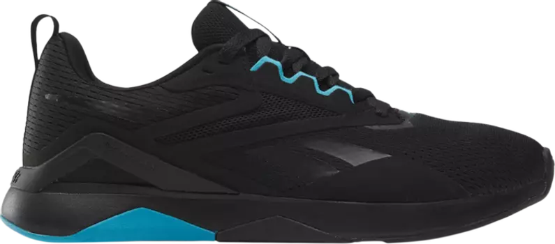 Кроссовки NanoFlex TR 2.0 'Black Bold Cyan', черный