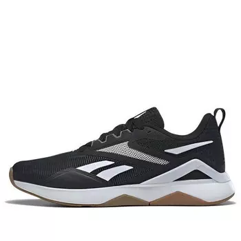 Кроссовки nanoflex tr 2.0 'black pure grey white ' Reebok, черный