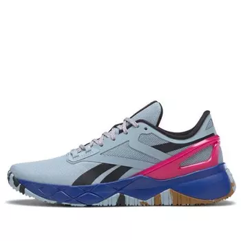 Кроссовки nanoflex tr 'gable grey pursuit pink' Reebok, серый