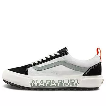 Кроссовки napapijri x old skool mte-1 'black white' Vans, черный