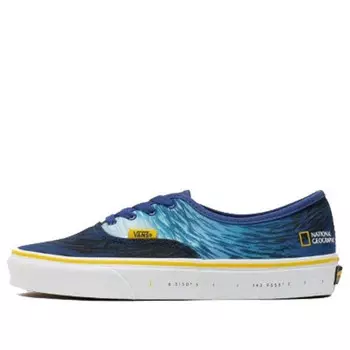 Кроссовки national geographic x authentic 'ocean' Vans, синий