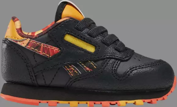 Кроссовки national geographic x classic leather toddler 'lava' Reebok, черный