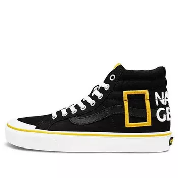 Кроссовки national geographic x sk8-hi reissue 138 'logo' Vans, черный