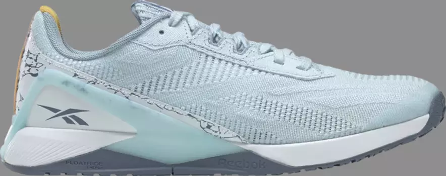 Кроссовки national geographic x wmns nano x1 vegan 'arctic tundra' Reebok, синий