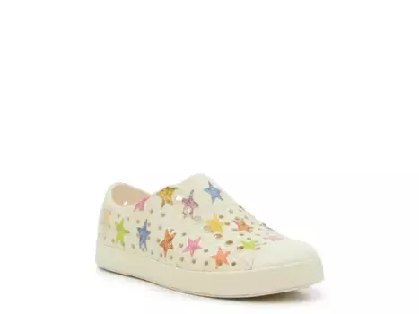Кроссовки Native Jefferson Slip-On — детские, цвет слоновой кости/многоцветный