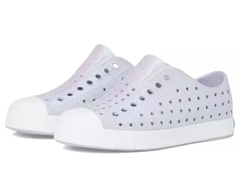 Кроссовки Native Shoes Kids Jefferson Bio-Bling, цвет Future Purple Bling/Shell White