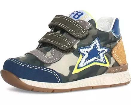 Кроссовки Naturino Falcotto New Ferdi VL AW21, цвет Azure/Militare/Yellow