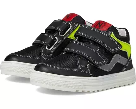 Кроссовки Naturino Mizar VL, цвет Black/Yellow/Fluo