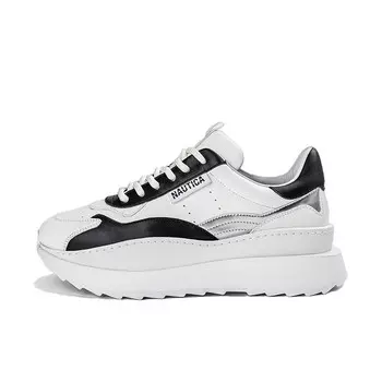Кроссовки Nautica Chunky Sneakers Men Low-top White/Black, белый/черный